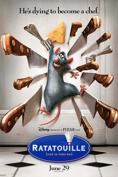 پوستر راتاتویی موش سرآشپز Ratatouille