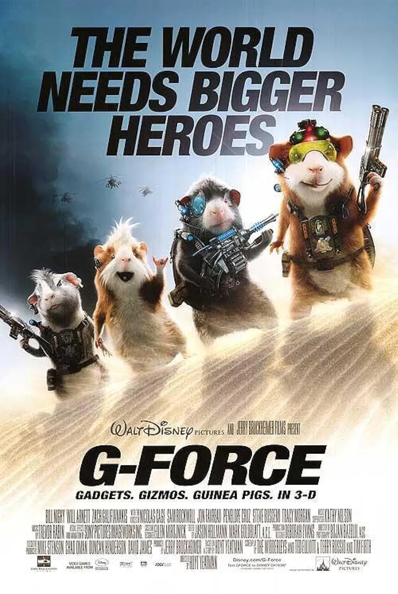 پوستر G-Force
جی-فورس ، نیروهای جی