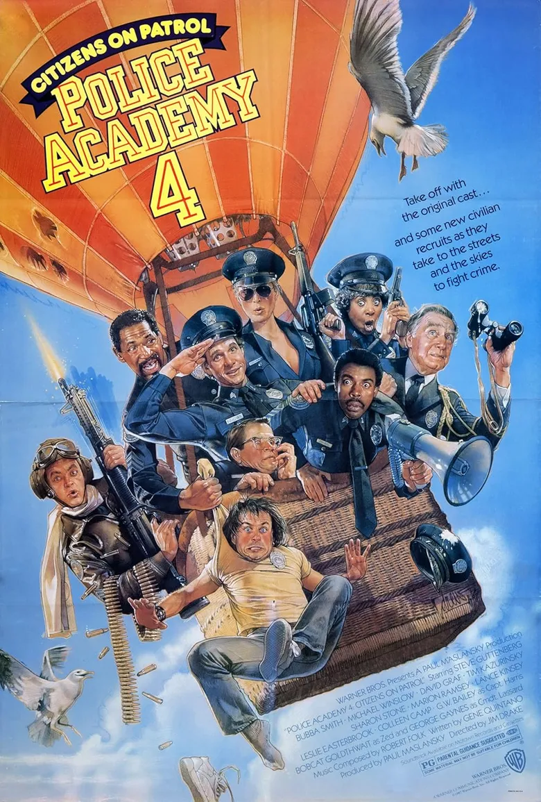 پوستر Police Academy 4: Citizens on Patrol
دانشکده پلیس 4: شهروندان گشت زن