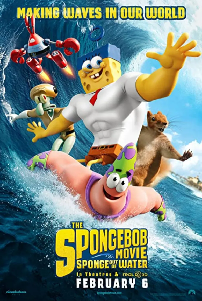 پوستر The SpongeBob Movie: Sponge Out of Water
فیلم باب اسفنجی: اسفنج بیرون از آب