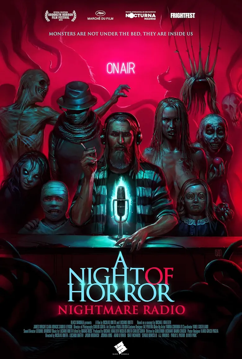 پوستر A Night of Horror: Nightmare Radio
شب وحشت: رادیو کابوس