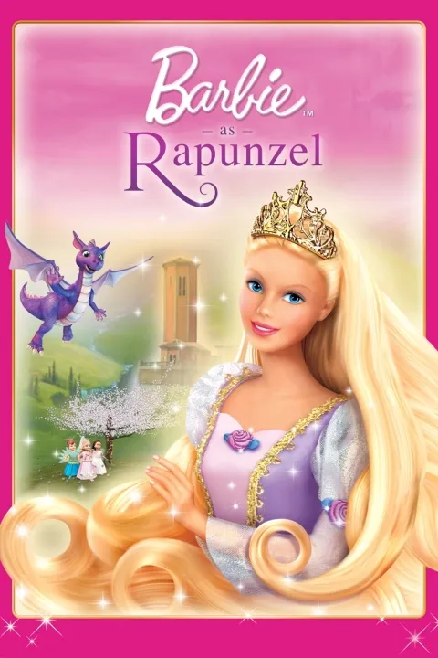 پوستر باربی در نقش راپونزل Barbie as Rapunzel