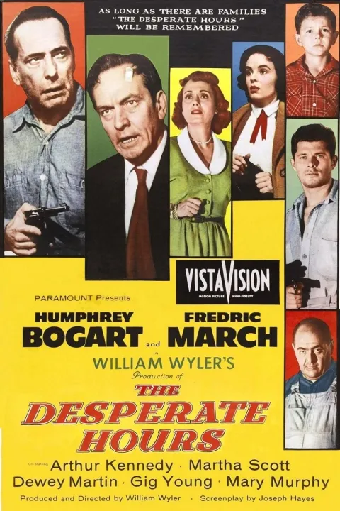 پوستر ساعت های ناامید The Desperate Hours