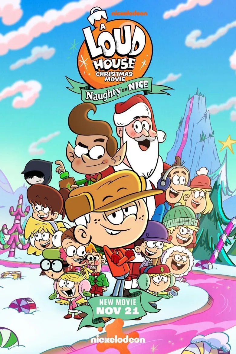 پوستر A Loud House Christmas Movie: Naughty or Nice
کریسمس در خانه پر سر و صدا: شیطان یا فرشته
