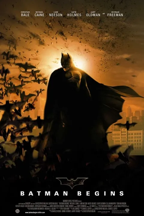 پوستر بتمن آغاز میکند Batman Begins