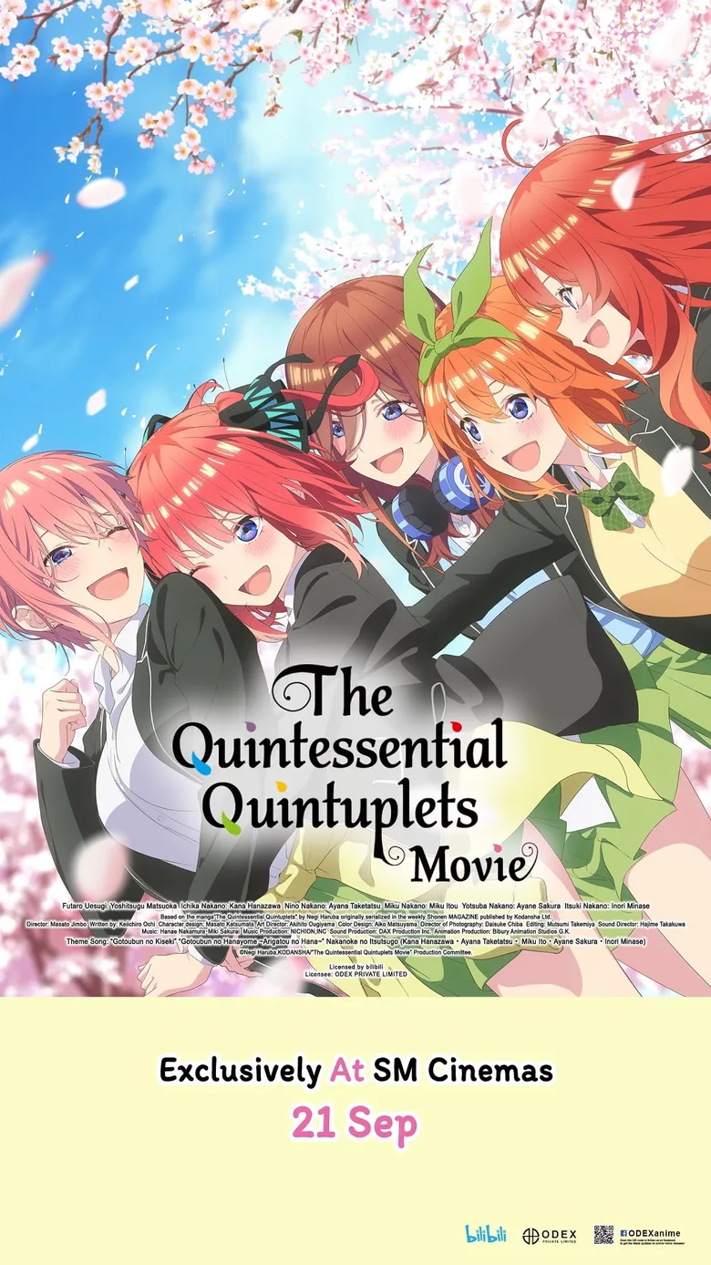 پوستر The Quintessential Quintuplets
پنجگانه اساسی