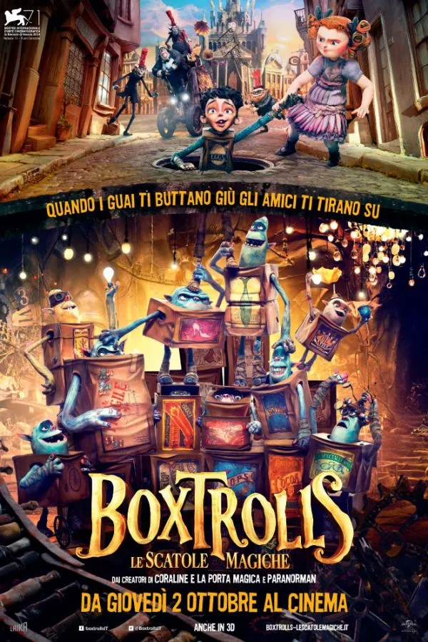 پوستر The Boxtrolls
غولهای پاکتی