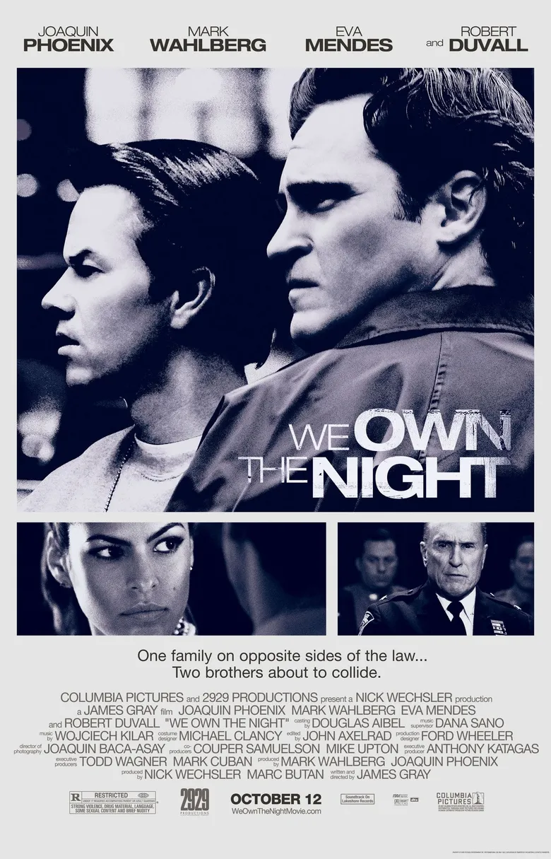 پوستر We Own the Night
شب مال ماست