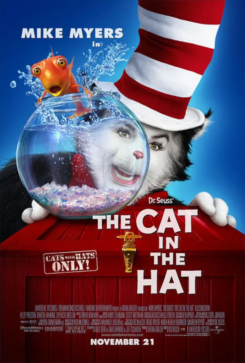 پوستر The Cat in the Hat
گربه کلاه به سر